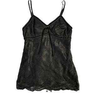 George Milkmaid Lace Cami Top